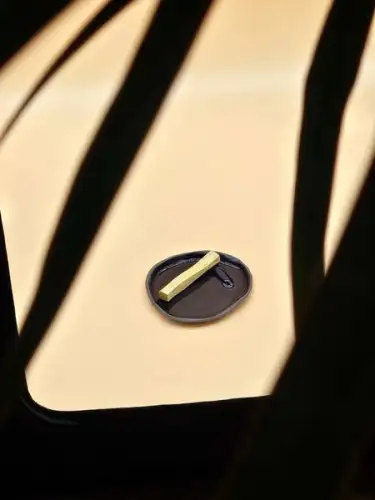 Ceramiczna Podstawka pod Palo Santo – Kobalt  Rękodzieło z Krakowa (2).webp