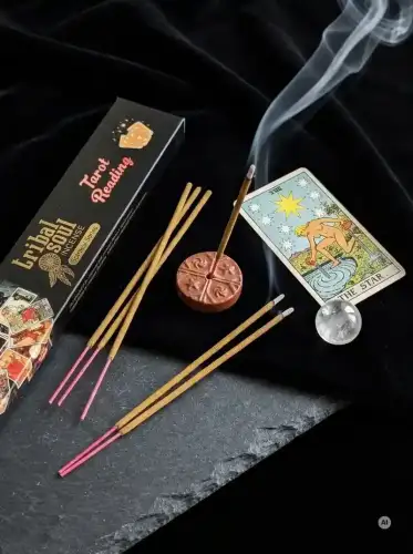 Kadzidełka Duchowe Tribal Soul Tarot Reading z Podstawką 15g (4).webp