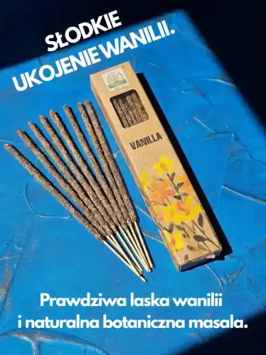 Kadzidełka Botaniczne Namaste India Wanilia Vanilla 15g