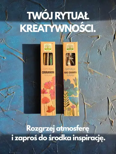Kadzidełka Botaniczne Namaste India Zestaw Duet Cynamon Cinnamon Nag Champa 2x 15g
