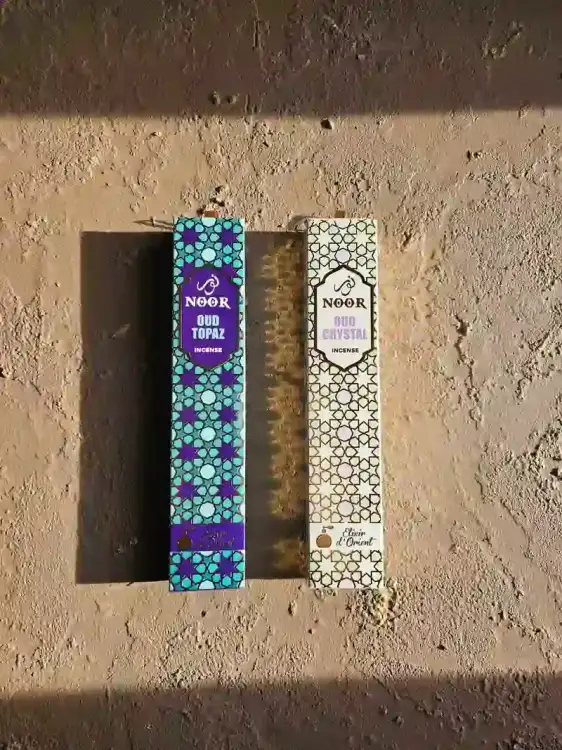 Kadzidełka Premium NOOR Oud Zestaw Duet Topaz i Crystal 2x 15g (2)_1.webp