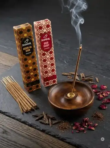 Kadzidełka Premium NOOR Oud Zestaw Duet Dehn Al Oud i Ruby 2x 15g (2).webp