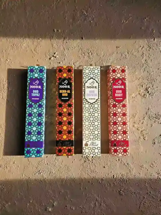 Zestaw kadzidełek Noor Oud Elixir Wielka Kolekcja Komplet 4 zapachów (4x 15g) (2)_1.webp
