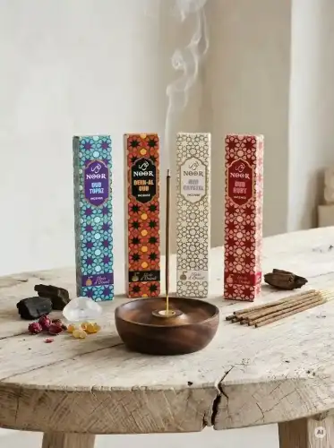Zestaw kadzidełek Noor Oud Elixir Wielka Kolekcja Komplet 4 zapachów (4x 15g) (2).webp