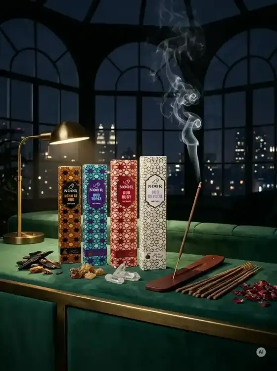 Zestaw kadzidełek Noor Oud Elixir Wielka Kolekcja Komplet 4 zapachów (4x 15g) (3).webp