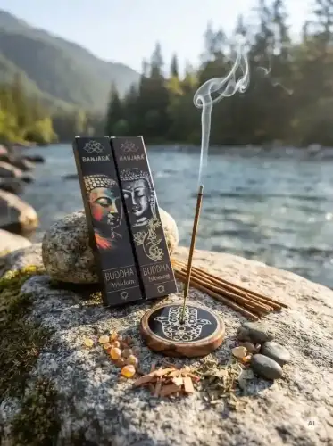 Kadzidełka BANJARA Buddha Zestaw Duet Wisdom i Blessing 2x15g (3).webp