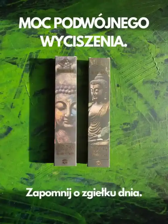 Kadzidełka BANJARA Buddha Zestaw Duet Inner Peace i Meditation 2x15g (4).webp