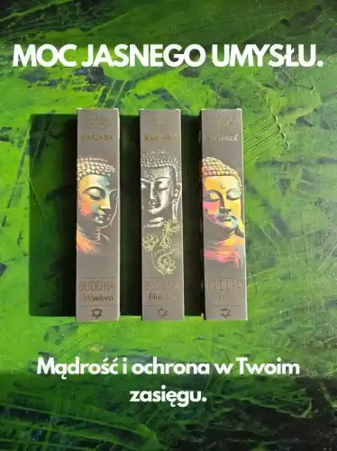 Kadzidełka BANJARA Buddha Zestaw Tercet Wisdom, Blessing i Bliss 3x15g