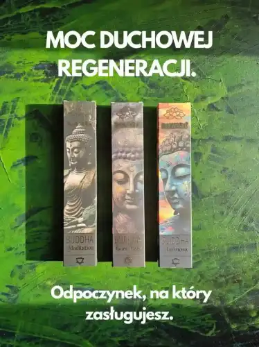Kadzidełka BANJARA Buddha Zestaw Tercet Meditation, Inner Peace i Harmony 3x15g