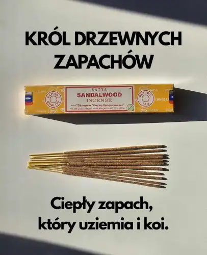 Kadzidełka SATYA Sandalwood Drzewo Sandałowe 15g (4).webp