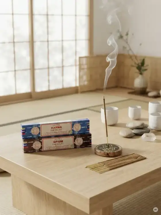 Kadzidełka SATYA Zestaw Duet Karma i Opium 2x15g (2).webp