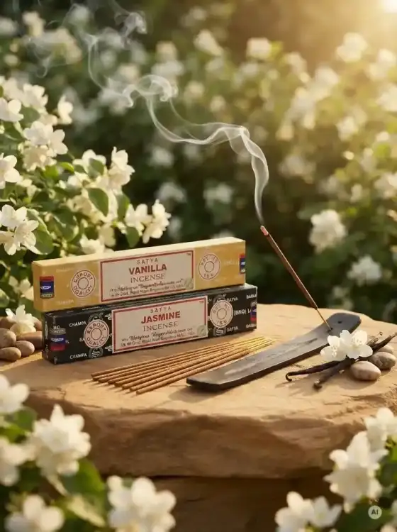 Kadzidełka SATYA Zestaw Duet Vanilla i Jasmine Wanilia i Jaśmin 2x15g (2).webp