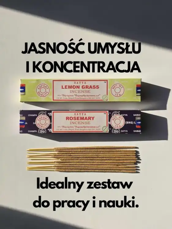 Kadzidełka SATYA Zestaw Duet Lemon Grass i Rosemary Trawa Cytrynowa i Rozmaryn 2x15g (4).webp