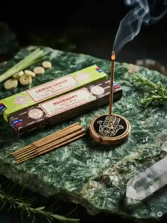 Kadzidełka SATYA Zestaw Duet Lemon Grass i Rosemary Trawa Cytrynowa i Rozmaryn 2x15g (3).webp