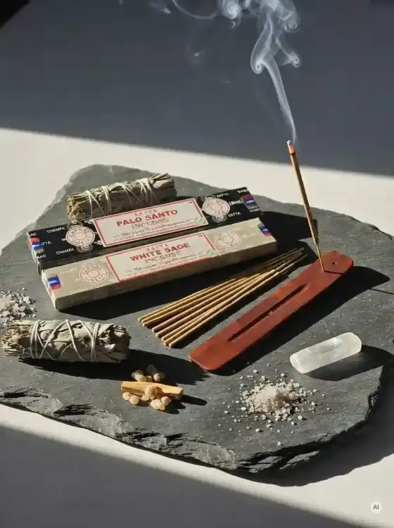 Kadzidełka SATYA Zestaw Duet Palo Santo i White Sage Święte Drzewo i Biała Szałwia 2x15g (2).webp
