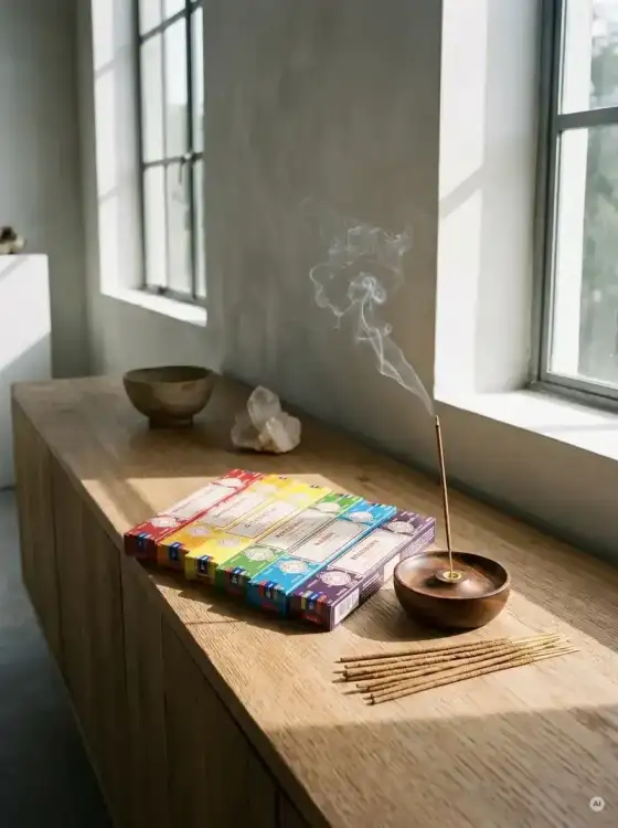Kadzidełka SATYA Zestaw Wielka Kolekcja Komplet 6 zapachów 6x15g (3).webp