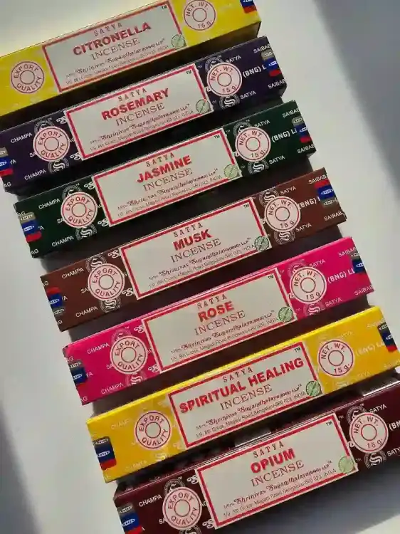 Kadzidełka SATYA Zestaw Wielka Kolekcja Komplet 7 zapachów nr 1 7x15g (4).webp