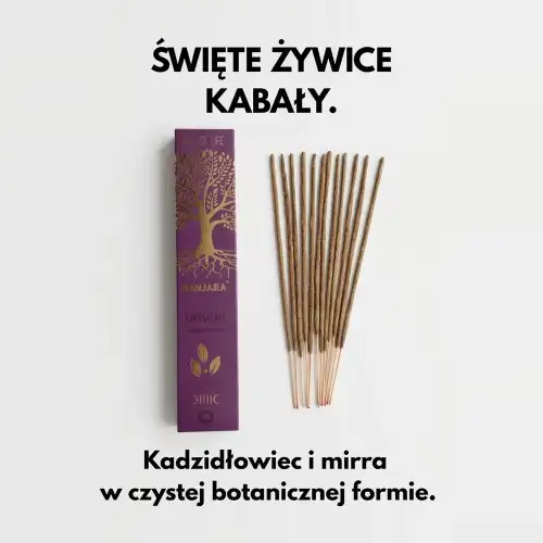 Banjara Kabbalah – kadzidełka botaniczne 15 g, opakowanie i patyczki