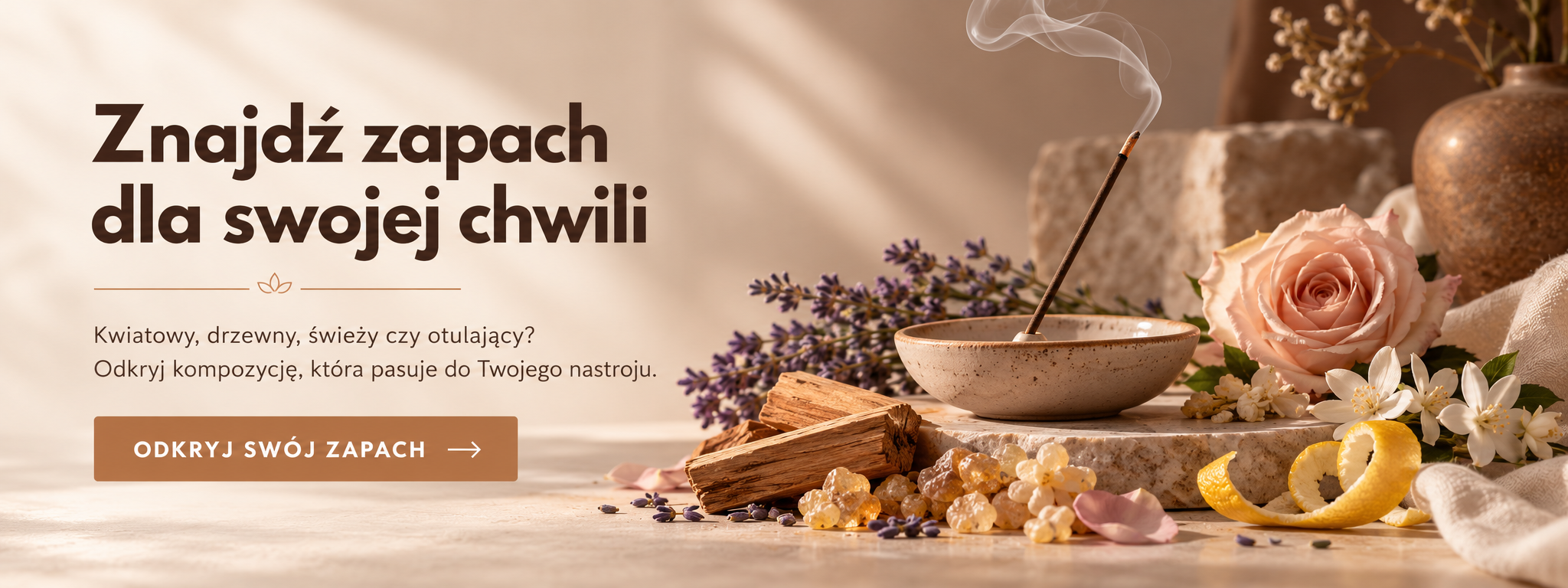Znajdź zapach dla swojej chwili — odkryj rodziny zapachowe w Świecie Kadzideł