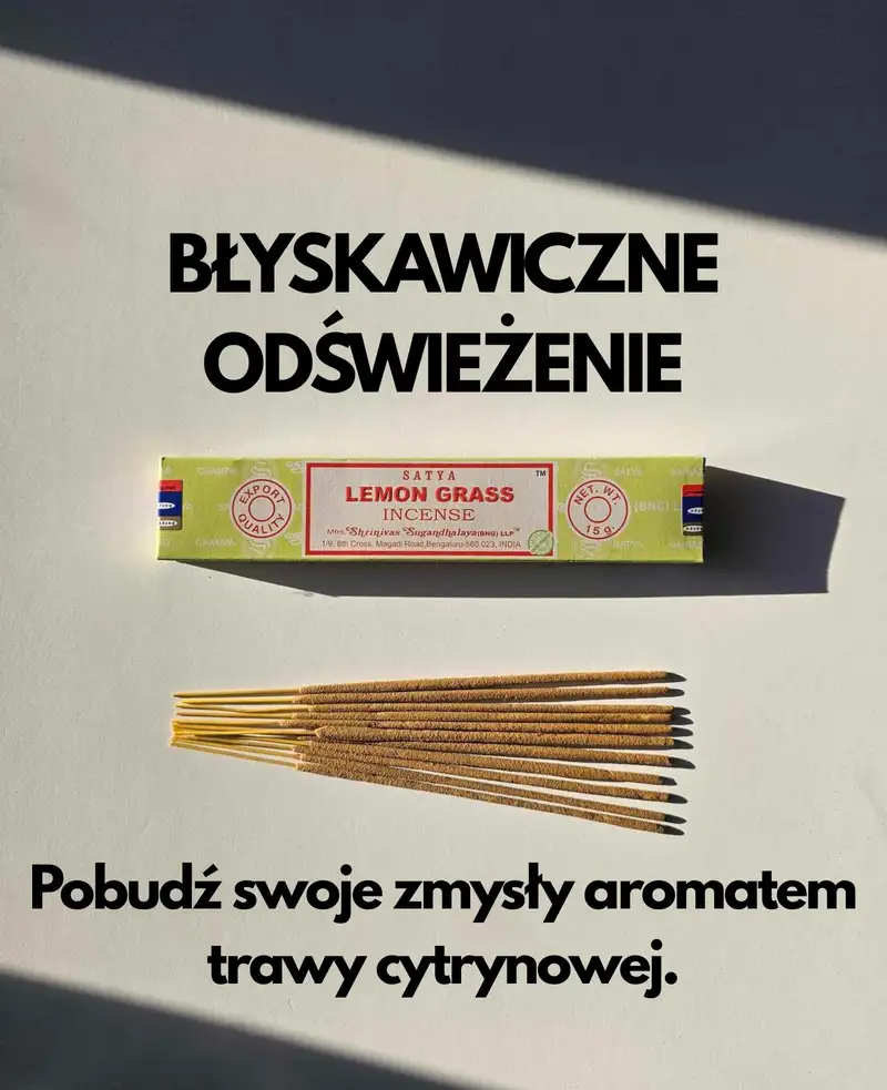 Kadzidło Trawa cytrynowa